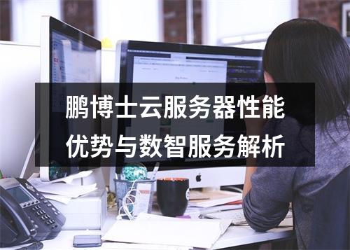 鹏博士云服务器性能优势与数智服务解析