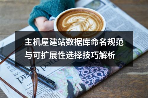 主机屋建站数据库命名规范与可扩展性选择技巧解析