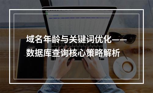 域名年龄与关键词优化——数据库查询核心策略解析