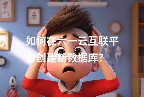如何在六一云互联平台创建新数据库？