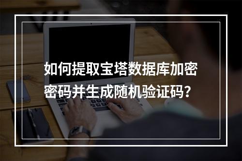如何提取宝塔数据库加密密码并生成随机验证码？