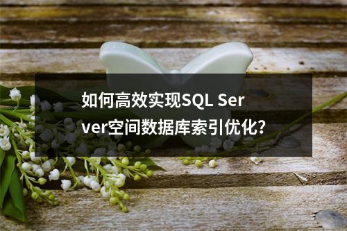 如何高效实现SQL Server空间数据库索引优化？