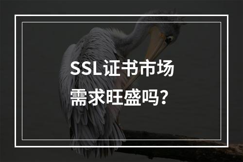 SSL证书市场需求旺盛吗？