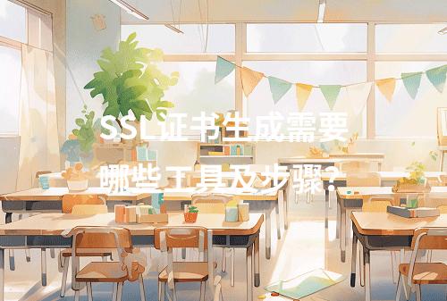 SSL证书生成需要哪些工具及步骤？