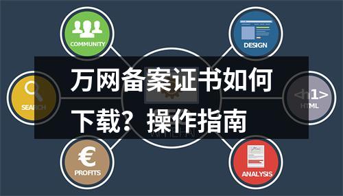 万网备案证书如何下载？操作指南