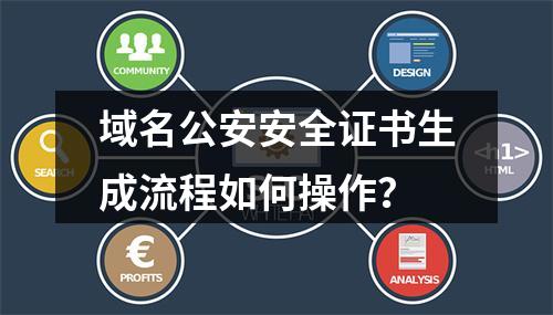 域名公安安全证书生成流程如何操作？
