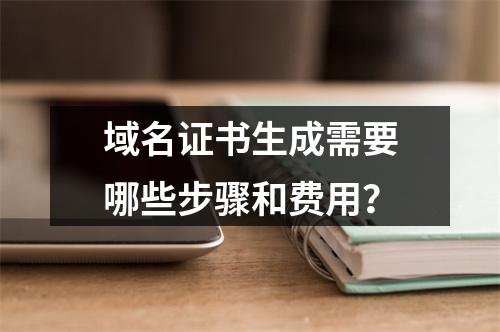 域名证书生成需要哪些步骤和费用？