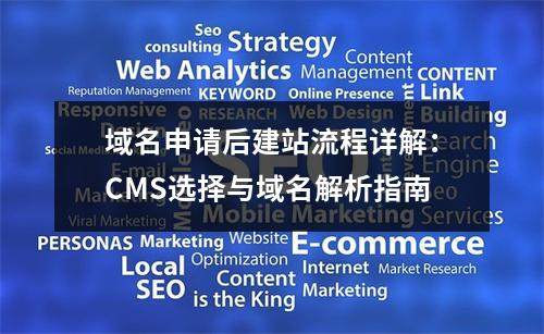 域名申请后建站流程详解：CMS选择与域名解析指南