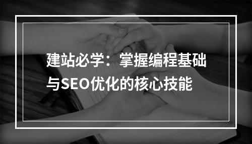 建站必学：掌握编程基础与SEO优化的核心技能
