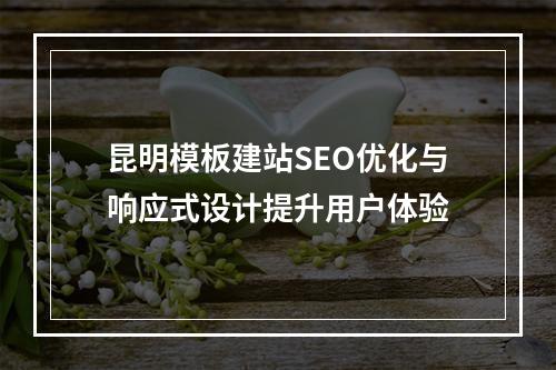 昆明模板建站SEO优化与响应式设计提升用户体验