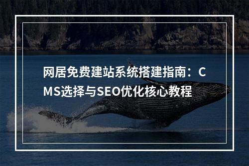 网居免费建站系统搭建指南：CMS选择与SEO优化核心教程