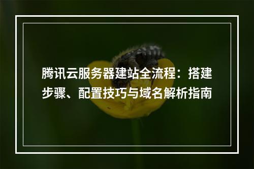 腾讯云服务器建站全流程：搭建步骤、配置技巧与域名解析指南