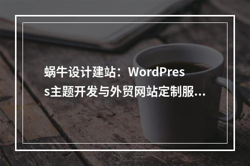 蜗牛设计建站：WordPress主题开发与外贸网站定制服务