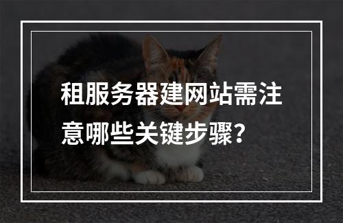 租服务器建网站需注意哪些关键步骤？