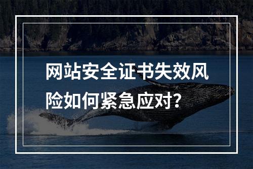 网站安全证书失效风险如何紧急应对？