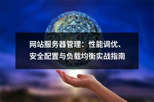 网站服务器管理：性能调优、安全配置与负载均衡实战指南