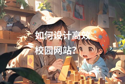 如何设计高效校园网站？