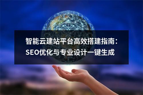 智能云建站平台高效搭建指南：SEO优化与专业设计一键生成