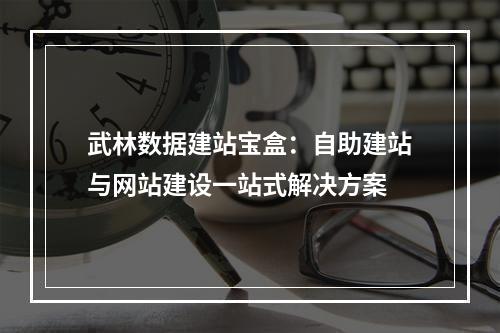 武林数据建站宝盒：自助建站与网站建设一站式解决方案