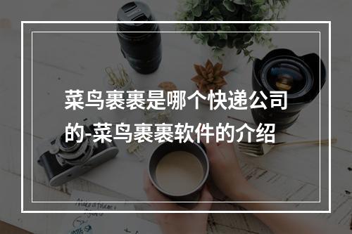 菜鸟裹裹是哪个快递公司的-菜鸟裹裹软件的介绍