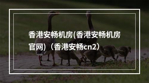 香港安畅机房(香港安畅机房官网)(香港安畅cn2)