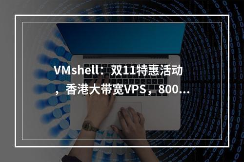 VMshell:双11特惠活动,香港大带宽VPS,800Mbps带宽,$88.88/年,支持新购三日内原路退款(原生IP、TikTok、Netflix等流媒体解