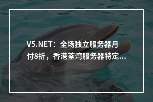 V5.NET:全场独立服务器月付8折,香港荃湾服务器特定机型7折