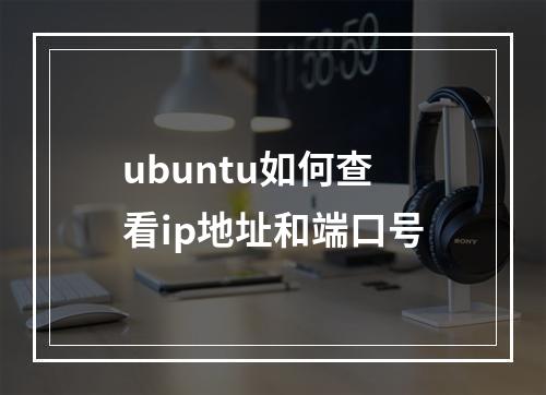 ubuntu如何查看ip地址和端口号