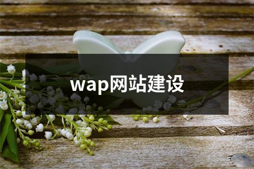wap网站建设