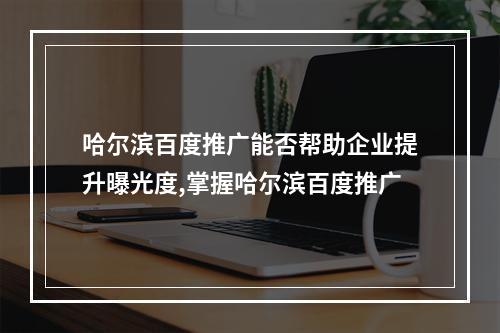 哈尔滨百度推广能否帮助企业提升曝光度,掌握哈尔滨百度推广