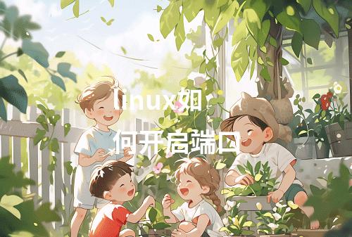 linux如何开启端口