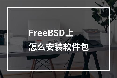 FreeBSD上怎么安装软件包