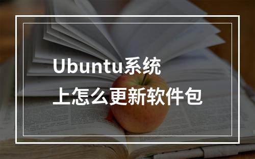 Ubuntu系统上怎么更新软件包