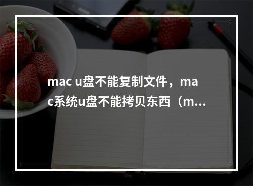 mac u盘不能复制文件,mac系统u盘不能拷贝东西(mac u盘不能粘贴)
