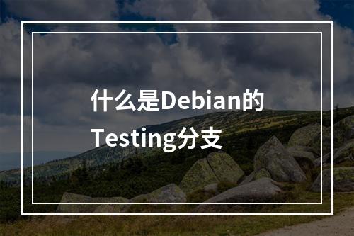 什么是Debian的Testing分支