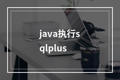 java执行sqlplus
