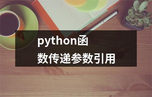 python函数传递参数引用