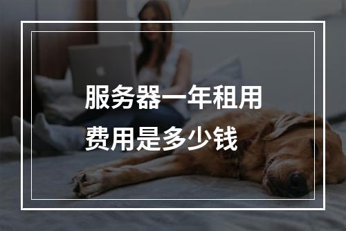 服务器一年租用费用是多少钱