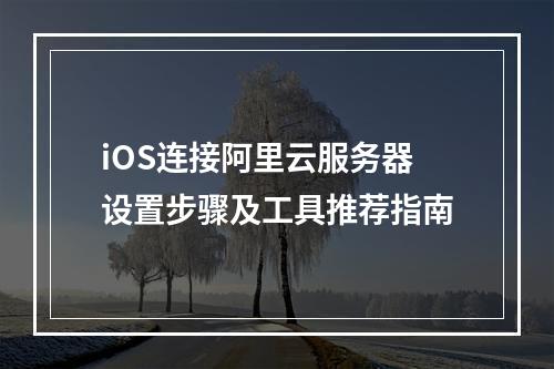 iOS连接阿里云服务器设置步骤及工具推荐指南
