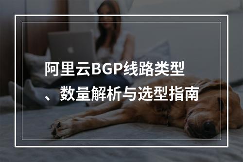 阿里云BGP线路类型、数量解析与选型指南