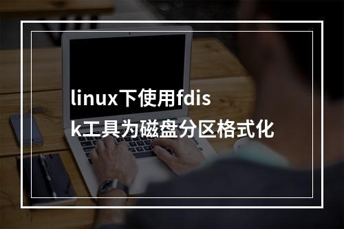 linux下使用fdisk工具为磁盘分区格式化