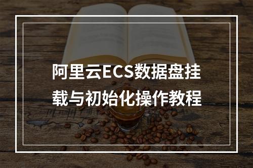阿里云ECS数据盘挂载与初始化操作教程