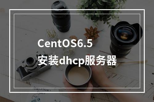 CentOS6.5安装dhcp服务器