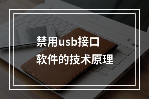 禁用usb接口软件的技术原理