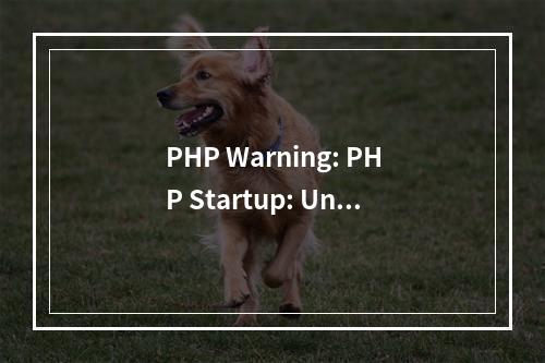 PHP Warning: PHP Startup: Unable to load dynamic library \'/usr/lib64/p