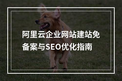 阿里云企业网站建站免备案与SEO优化指南