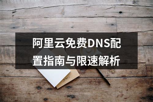 阿里云免费DNS配置指南与限速解析