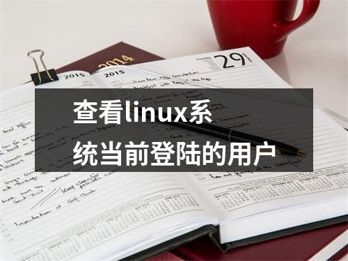 查看linux系统当前登陆的用户