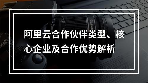 阿里云合作伙伴类型、核心企业及合作优势解析