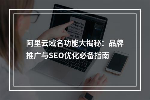阿里云域名功能大揭秘：品牌推广与SEO优化必备指南